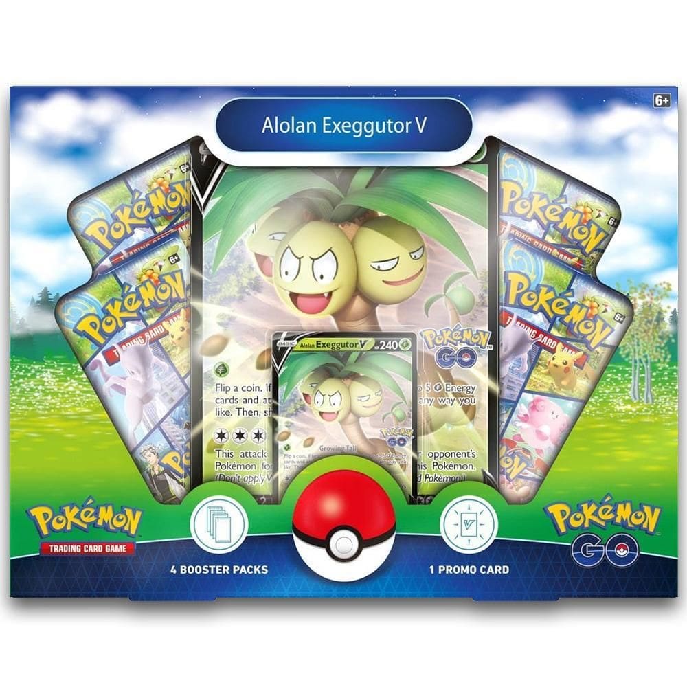 Box Coleção Pokémon Go Exeggutor De Alola V