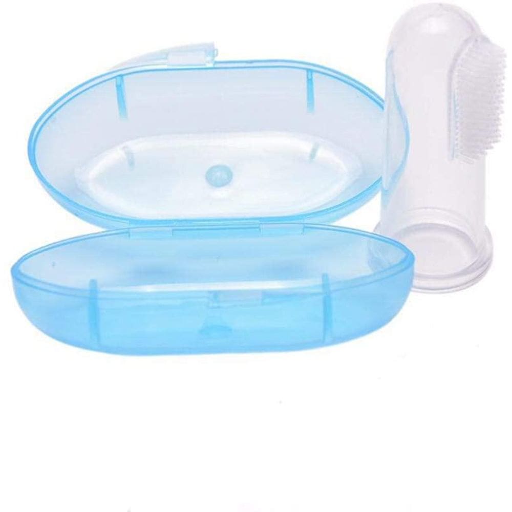 Massageador De Gengiva Com Estojo Azul