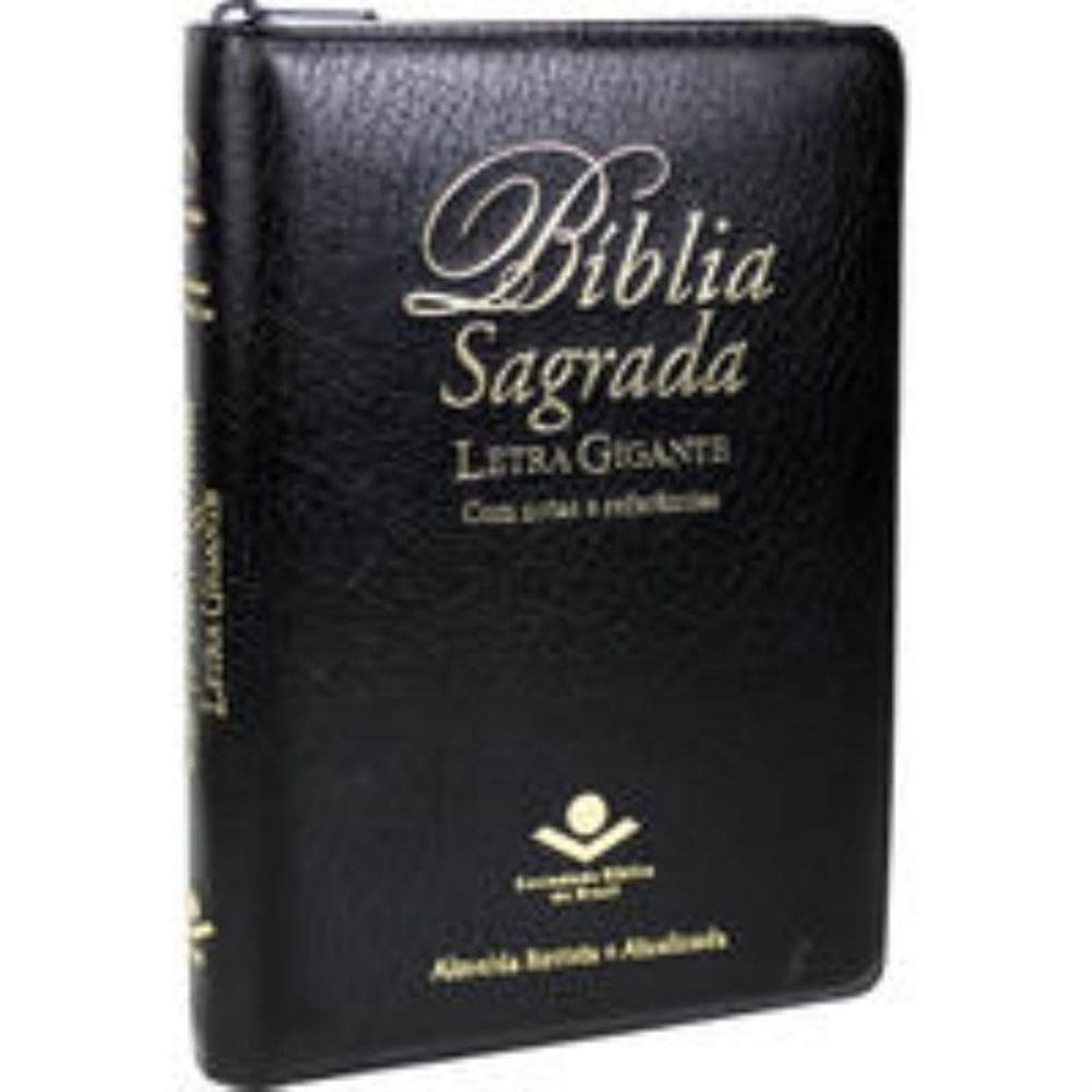 Bíblia Sagrada ARA Letra Gigante com índice e zíper