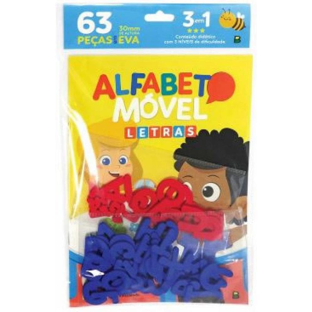 Livro Alfabeto Móvel: Letras
