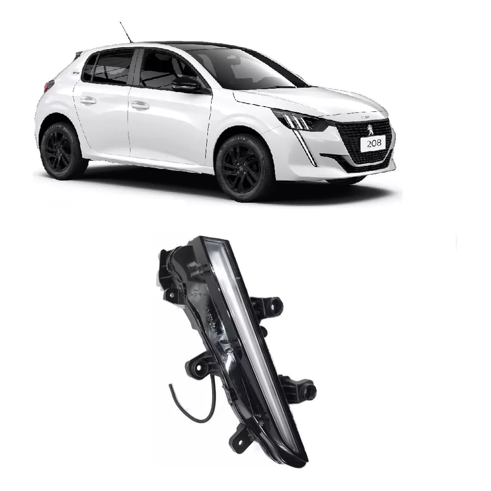 Farol Auxiliar Lado Esquerdo Daylight Peugeot 208 20/24 C/Led