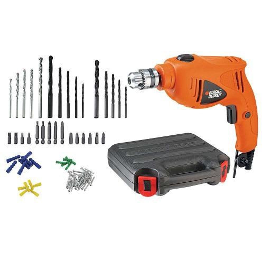 Furadeira Impacto Blackdecker Hd400k50 550w 2800rpm 110v+M