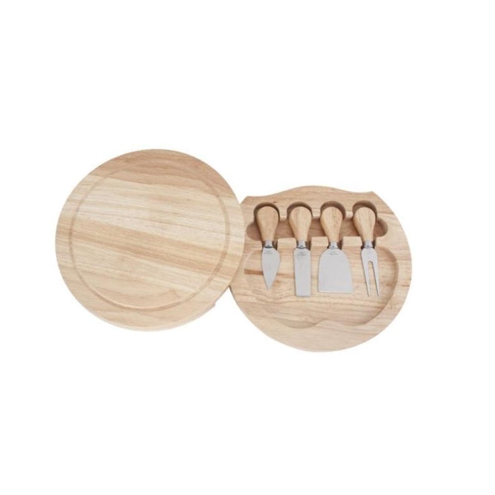 Conjunto Tábua Para Queijo Com Utensílios