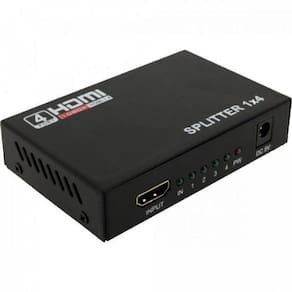 Divisor Hdmi 1 Entrada X 4 Saidas Preto Storm