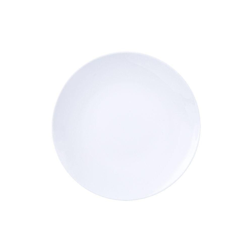 Prato Fundo Tramontina Leonora Em Porcelana Branca 21 Cm