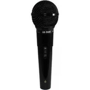 Microfone Dinâmico Cardioide Mc200 Preto Leson