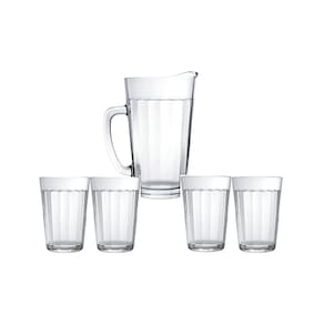 Jogo Jarra Americano 1,5 L + Copos Americano 345ml-Kit 6 Un
