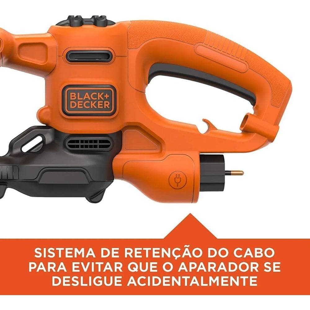 Aparador De Cerca Viva 420W 18`` Beht201K B&D Com Tesoura