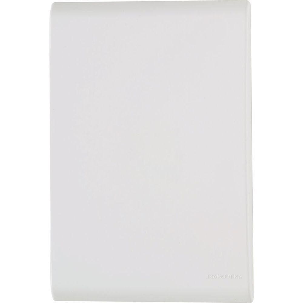 Kit 12 Placa Cega 4x2 Tramontina Liz Branca