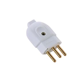 Kit 8 Plugue Macho 2p+t 10 A 250 V Tramontina Branco