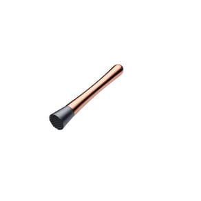 Macerador De Inox Banho De Cobre Ponta Dentada Preta 20,2cm