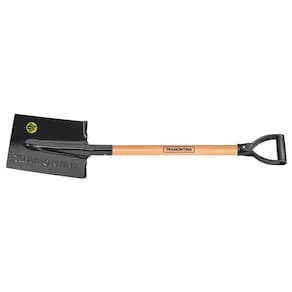 Vanga Quadrada Tramontina 400-20 Em Aço Com Cabo De Madeira 71 Cm Plastica Reta Ergonomica