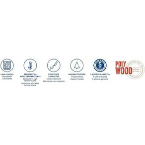 Kit 6 Colher De Mesa Inox Polywood Vermelha - Tramontina