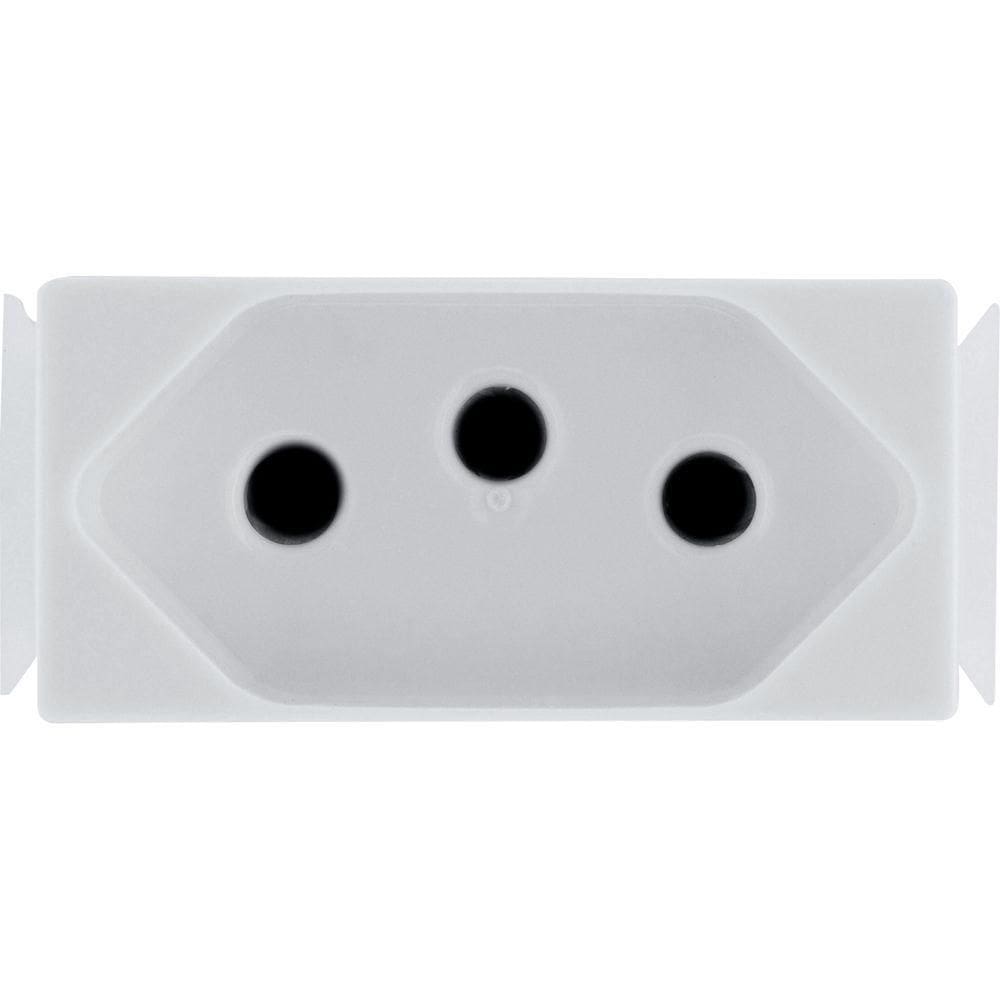 Kit 8 Modulo Tomada 2p+t Tramontina Aria 20 A 250 V Branco