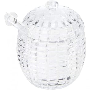 Meleira De Cristal Com Pegador E Tampa Tress 210ml - Lyor
