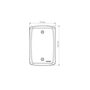 Conjunto 4x2 Com 1 Tomada Telefone Rj11 Tramontina Lux2 Branco
