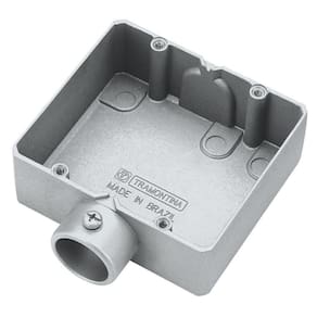 Condulete Duplo 3-4 Polegada Tipo "ed" - Sem Tampa - Sem Rosca - Sem Pintura