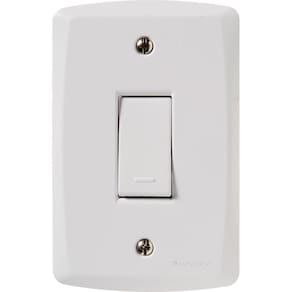 Conjunto 4x2 Com 1 Interruptor Simples 10 A 250 V Tramontina Lux2 Branco