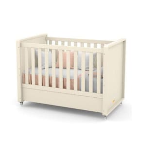 Berço Tutto New 100% Mdf Cor Off White - Matic Móveis