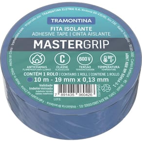 Fita Isolante Classe C 0,13x19 Mm Tramontina Azul 10 M