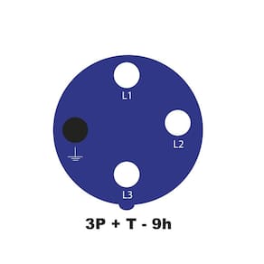 Tomada De Embutir Industrial 3p+t 32 A 220-250 Vca 9 H Tramontina