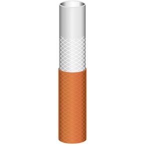 Mangueira 1-2" Tramontina Laranja Em Pvc 3 Camadas 25 M Com Engates Rapidos E Esguicho