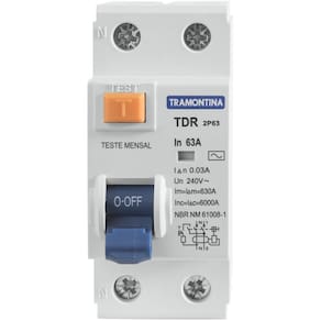 Interruptor Tdr-63 2p 63 A 30 Ma 6 Ka Tramontina