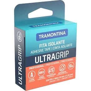 Fita Isolante Classe A 0,18x19 Mm Tramontina Preta 10 M