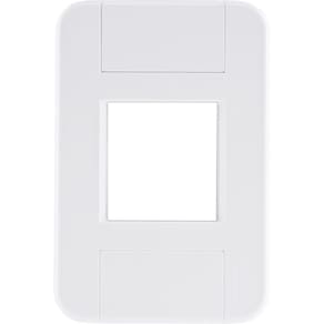 Placa 2 Postos Juntos 4x2 Tramontina Tablet Branca