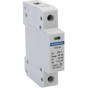 Dispositivo De Proteção Contra Surtos Tramontina Tds 1 P 45 Ka 275 V Classe Ii