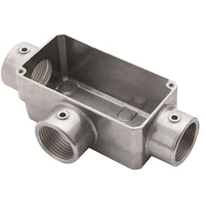 Condulete Fixo 1" Tipo "t" - Sem Tampa - Rosca Bsp - Sem Pintura