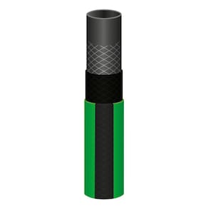 Mangueira Flex Para Jardim Tramontina Verde Com Faixa Preta Em Pvc 4 Camadas 300 M