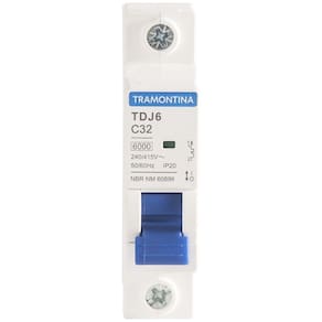 Minidisjuntor Tdj6ka 1 P 32 A Curva C Tramontina
