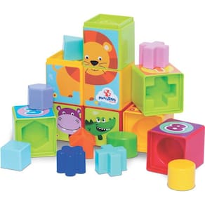 Cubinhos Didáticos Infantis 5 Em 1 - Mercotoys