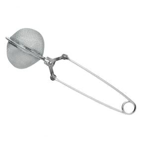 Infusor De Cha Em Inox Pinça Peneira Dupla Mimo Style