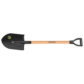 Vanga Com Ponta Tramontina 402-00 Em Aço Com Cabo De Madeira 71 Cm Plastica Reta Ergonomica