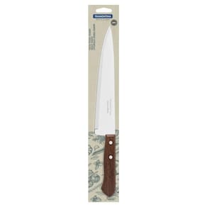 Faca Peixeira Tramontina Dynamic Com Lamina De Aço Inox E Cabo De Madeira 9"