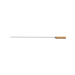 Espeto Para Churrasco Tramontina Com Lamina Em Aço Inox E Cabo De Madeira 75 Cm
