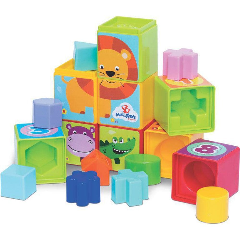 Kit De Brinquedos Educativos Para Bebês Mercotoys