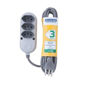 Extensão Multipla 3 Tomadas 2p+t 10 A 250 V Tramontina 3 M