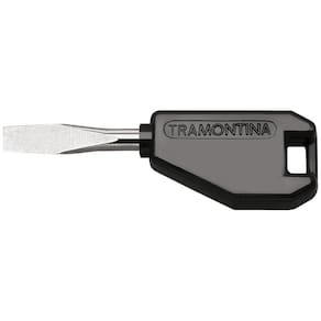 Mini Chave De Fenda Ponta Chata 3/16x1` Tramontina Basic Com Haste Em Aço Especial