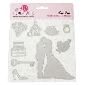 Faca De Corte Em Metal Arte & Montagem Casamento