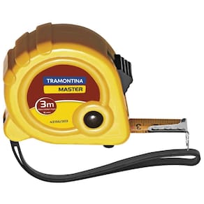 Trena Tramontina Com Fita De Aço E Corpo Em Abs Com Freio Duplo 3 M