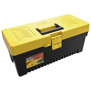 Caixa Plastica Para Ferramentas 17" Tramontina Com Organizador Plastico 16"