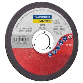 Disco De Corte 4.1/2" Tramontina Para Aços E Metais