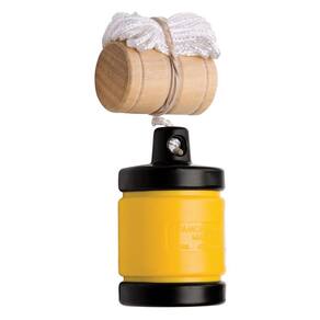 Prumo 500 G Tramontina Em Aço Com Revestimento Externo Em Plastico E Cordão De Nylon