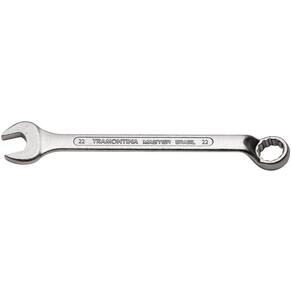 Chave Combinada 22 Mm Com Pescoço Tramontina Com Corpo Forjado Em Aço Especial Cromado