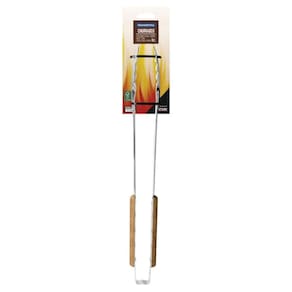 Pegador Para Carne Tramontina Churrasco Com Lamina Em Aço Inox Com Cabo De Madeira 47,3 Cm