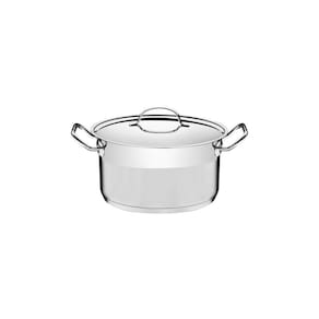 Caçarola Tramontina Professional Funda Em Aço Inox Fundo Triplo Com Tampa Plana 16 Cm 1,8 L