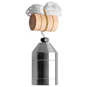 Prumo 750 G Tramontina Em Aço Com Calço Guia De Madeira E Cordão De Nylon